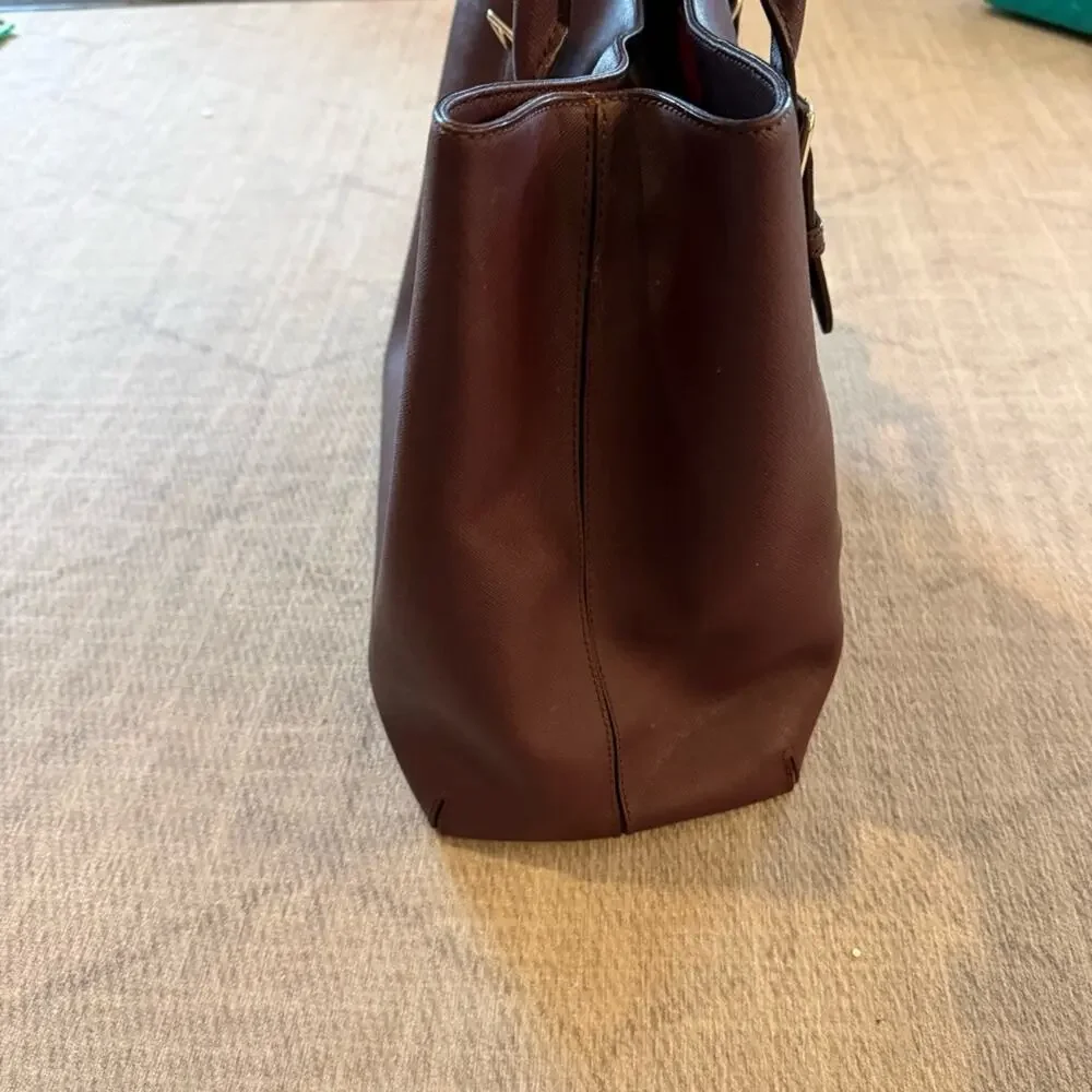 Kate Spade Cove Street Airel Large Leather Tote in Plum Purple